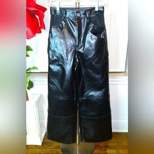 👖IT'S A SALE!! ZARA FAUX LEATHER TROUSERS 👖